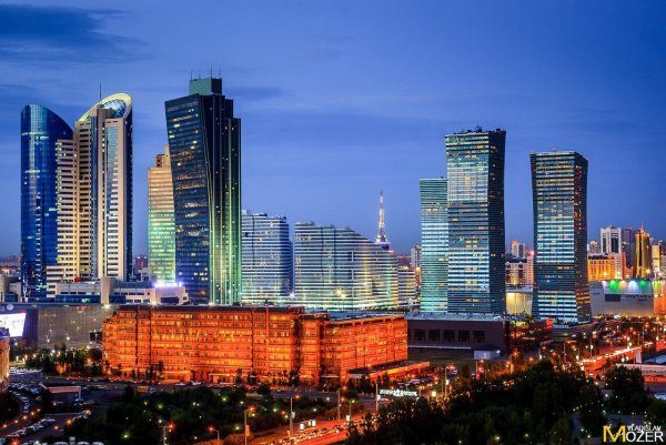 Город Астана столица Казахстана рисунки