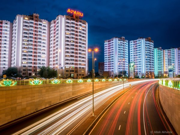 Черно белые фото Астаны в 4 к