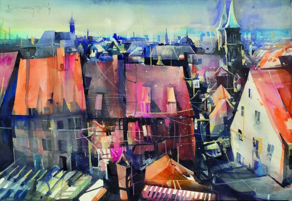 Австрийский художник Bernhard Vogel