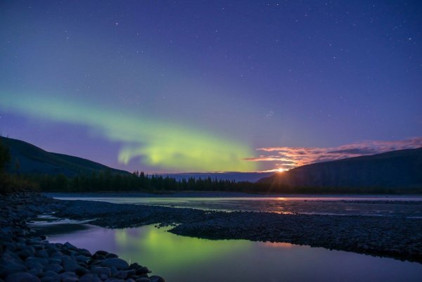 Республика Саха Якутия Северное сияние