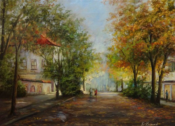 Городской парк культуры Калуга зимой