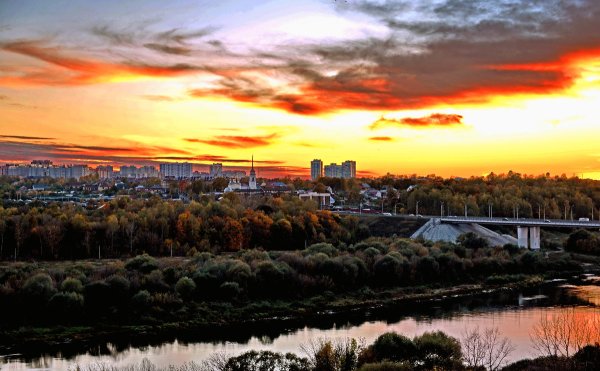 Калуга правобережье реки Оки