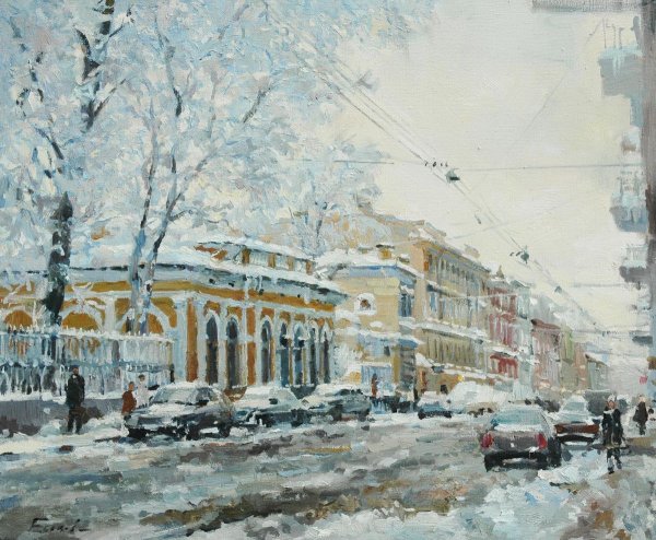 Павел Еськов художник картины Петербурга