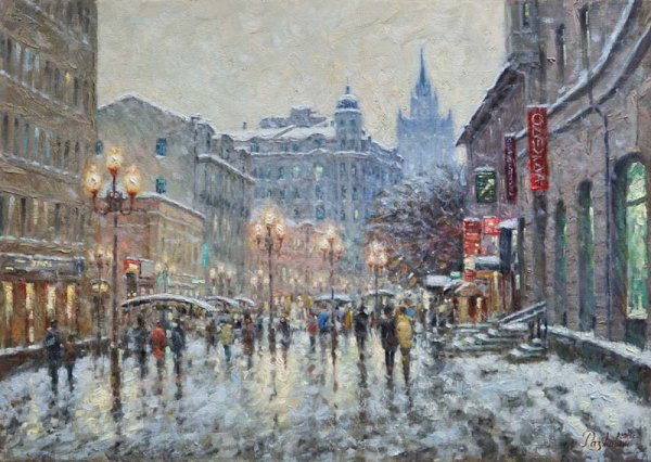 Художник Игорь Разживин Арбат