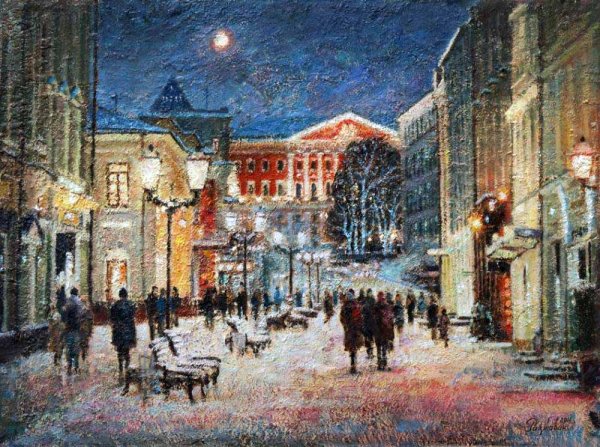 Игорь Разживин художник вечер