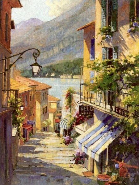 Мэрилин Симандл улочки Италии