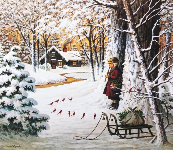 Художник Charles Wysocki Winter