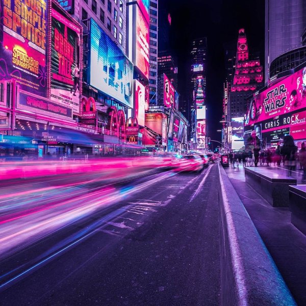 ТАЙМСКВЕР Нью-Йорк неон