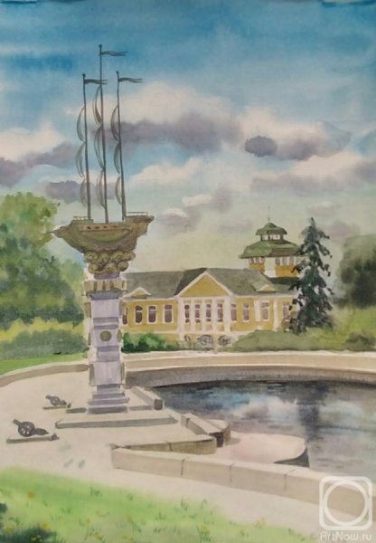 Картины Соборная площадь Липецк