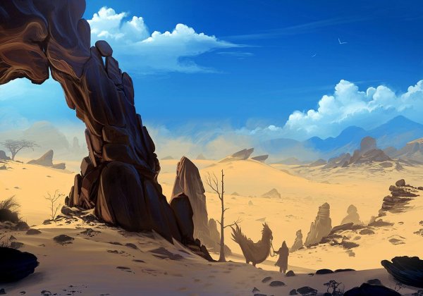 Пустыня арт