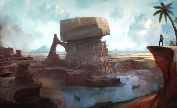 Оазис концепт арт