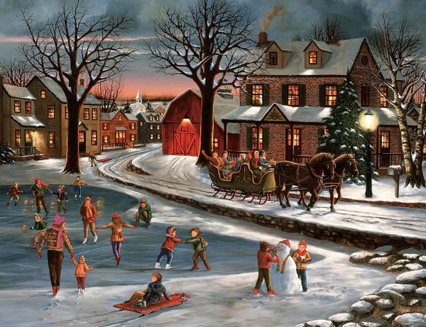 George Kovach картины Christmas