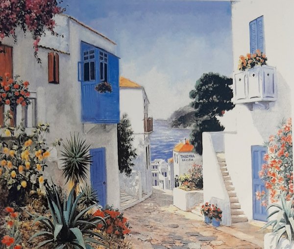 Художник Pantelis zografos Греция акварель