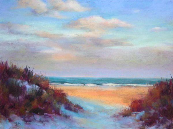 Море пастелью Карен Маргулис