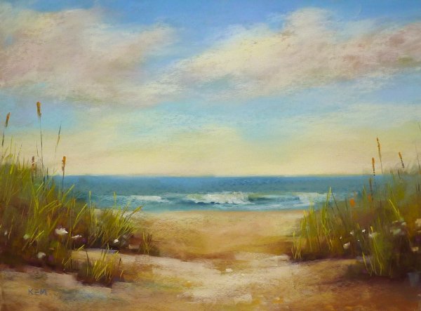 Карен Маргулис живопись дюны море