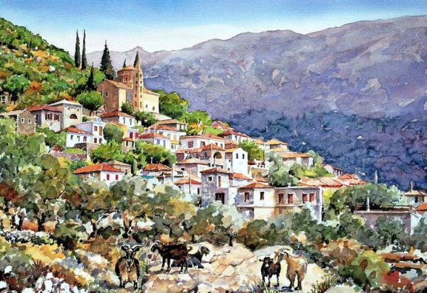 Художник Пантелис Зографос