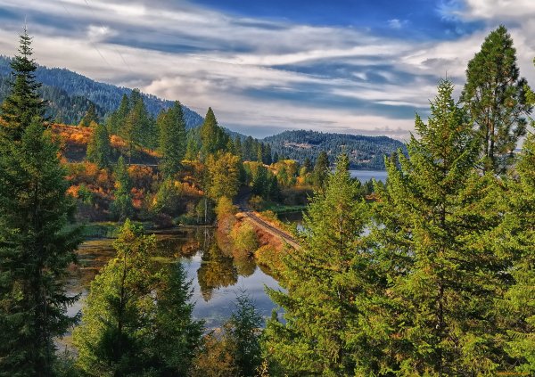 Пейзаж сибирских Увалов