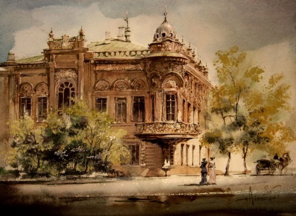 Художник-акварелист Томас Шаллер