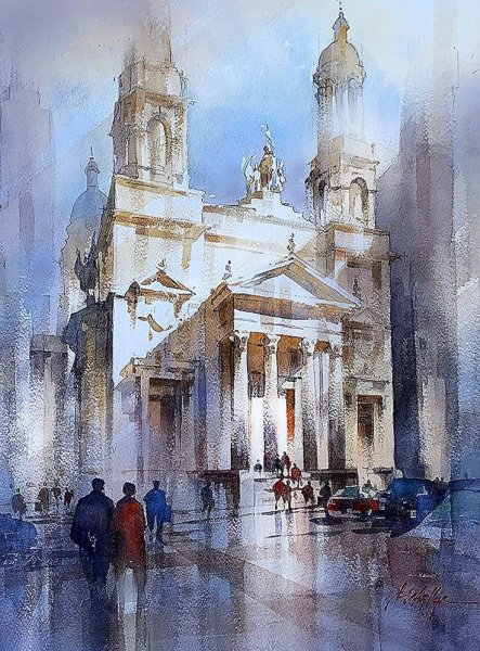 Michal Orlowski акварель