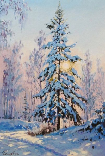 Зимние пейзажи Натальи Головиной