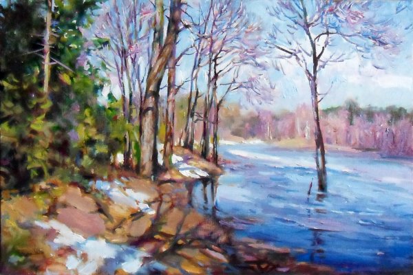 Художник Таранов Вячеслав картины лес