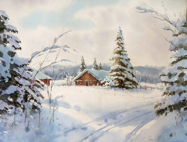 Ричард Макнейл зимний лес