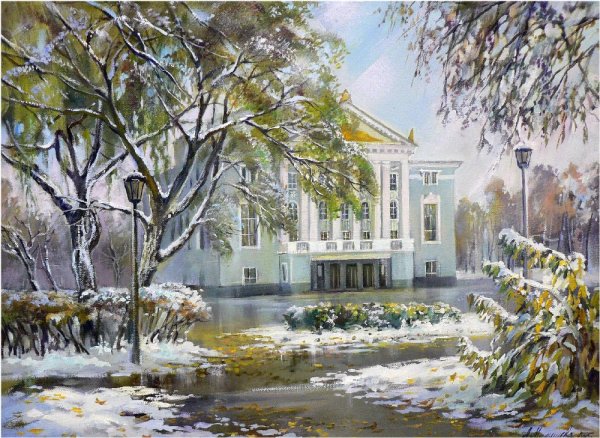 Дмитрий Кустанович городские пейзажи