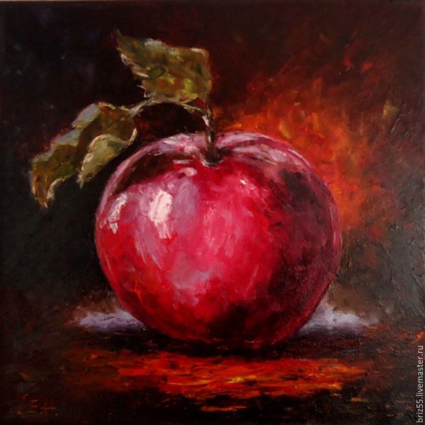 Яблоки живопись