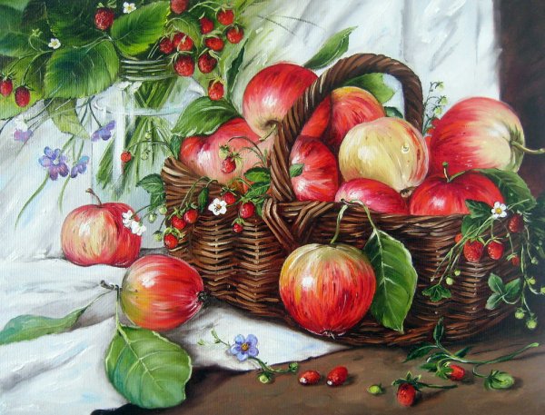 «Яблоки и цветы» (1895/1896)
