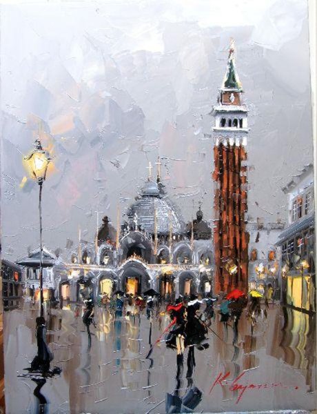 Живопись мастихин Kal Gajoum