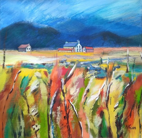 Экспрессионизм пейзаж в багете