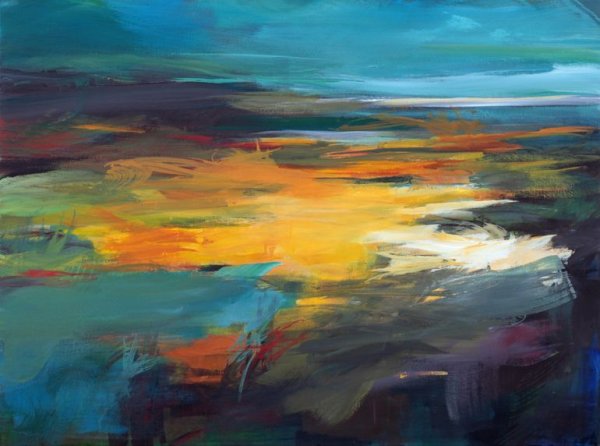 Абстрактный пейзаж в живописи