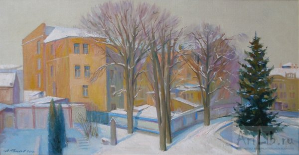 Художник Александр Щепалин зима