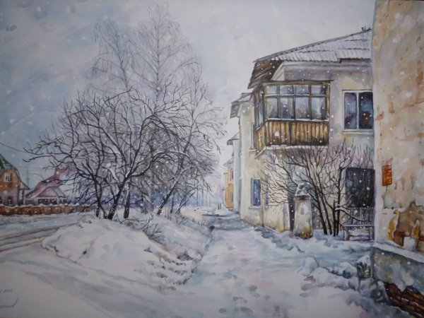 Художник Александр Болотов Сумерки картины