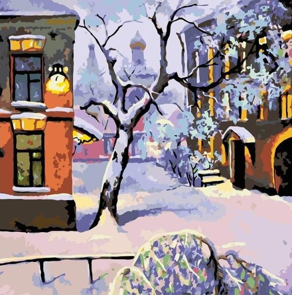 Гуашь на тонированной бумаге