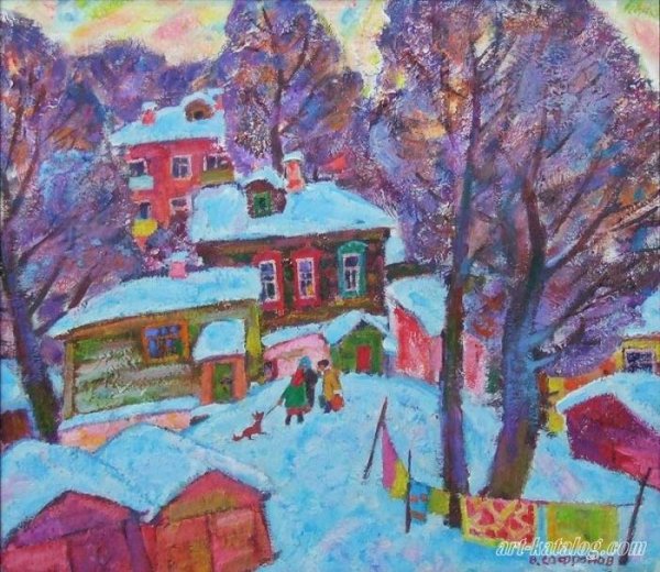 Пейзаж с фонарем