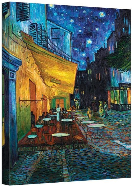 Ночная терраса кафе, Ван Гог, 1888