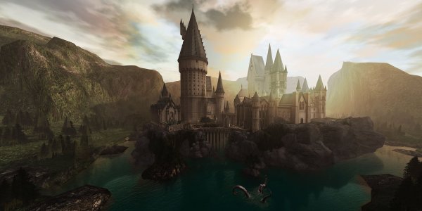 Хогвартс картина маслом