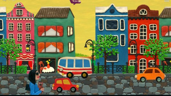 Город из пластилина