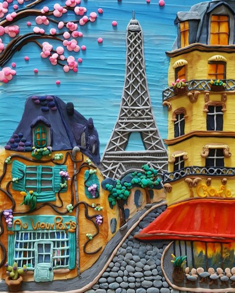 Ольга Фонина пластилиновые картины