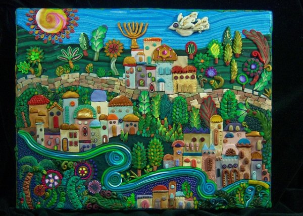 Сказочный город из пластилина