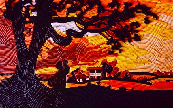 Пластилиновая мозаика