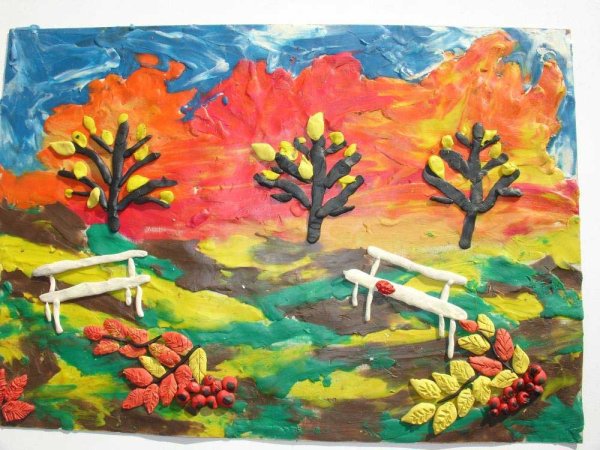 Постройки из пластилина