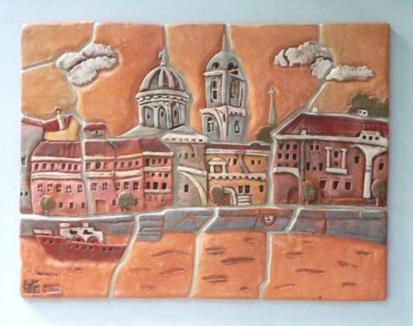 Городок из пластилина