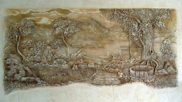 Рельеф панно