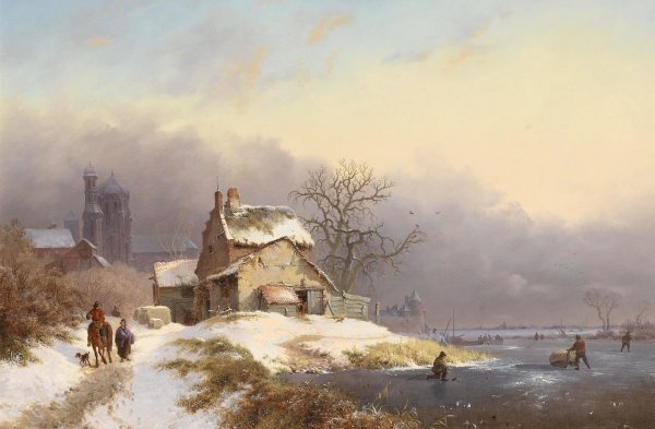 Фредерик Маринус Круземан - голландский пейзажист