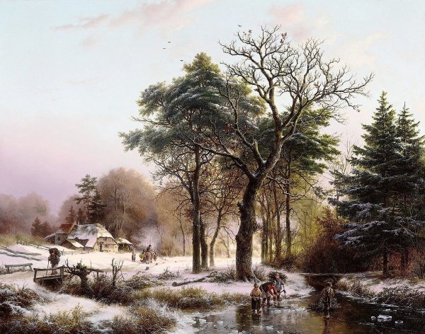 Художник Barend Cornelis Koekkoek 1803-1862