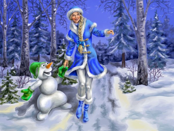 Снегурочка Сказочная