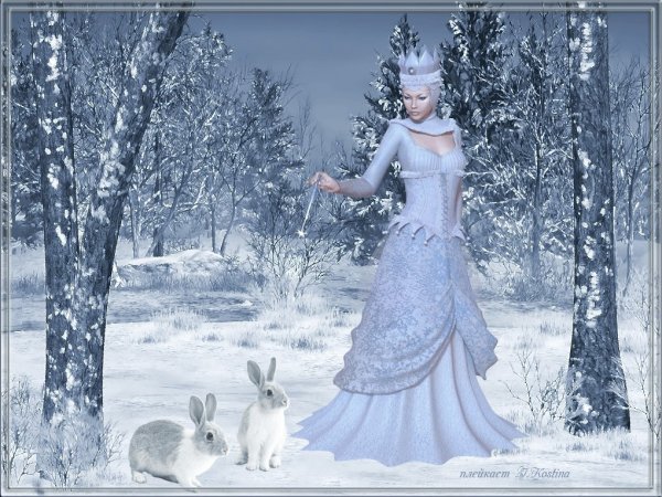 Сказочный новогодний лес