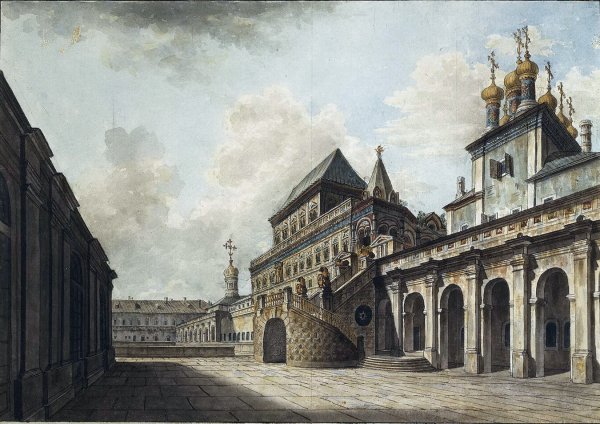 Картины Алексеева допожарной Москвы